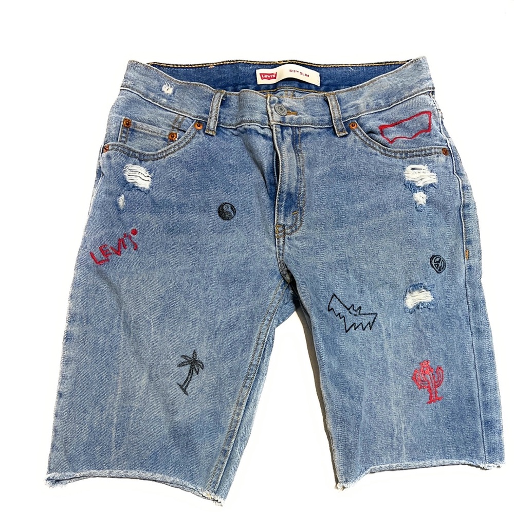 Boys Vintage Design Denim Levi’s Shorts